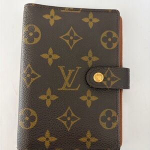 Authentic Louis Vuitton Monogram Agenda PM